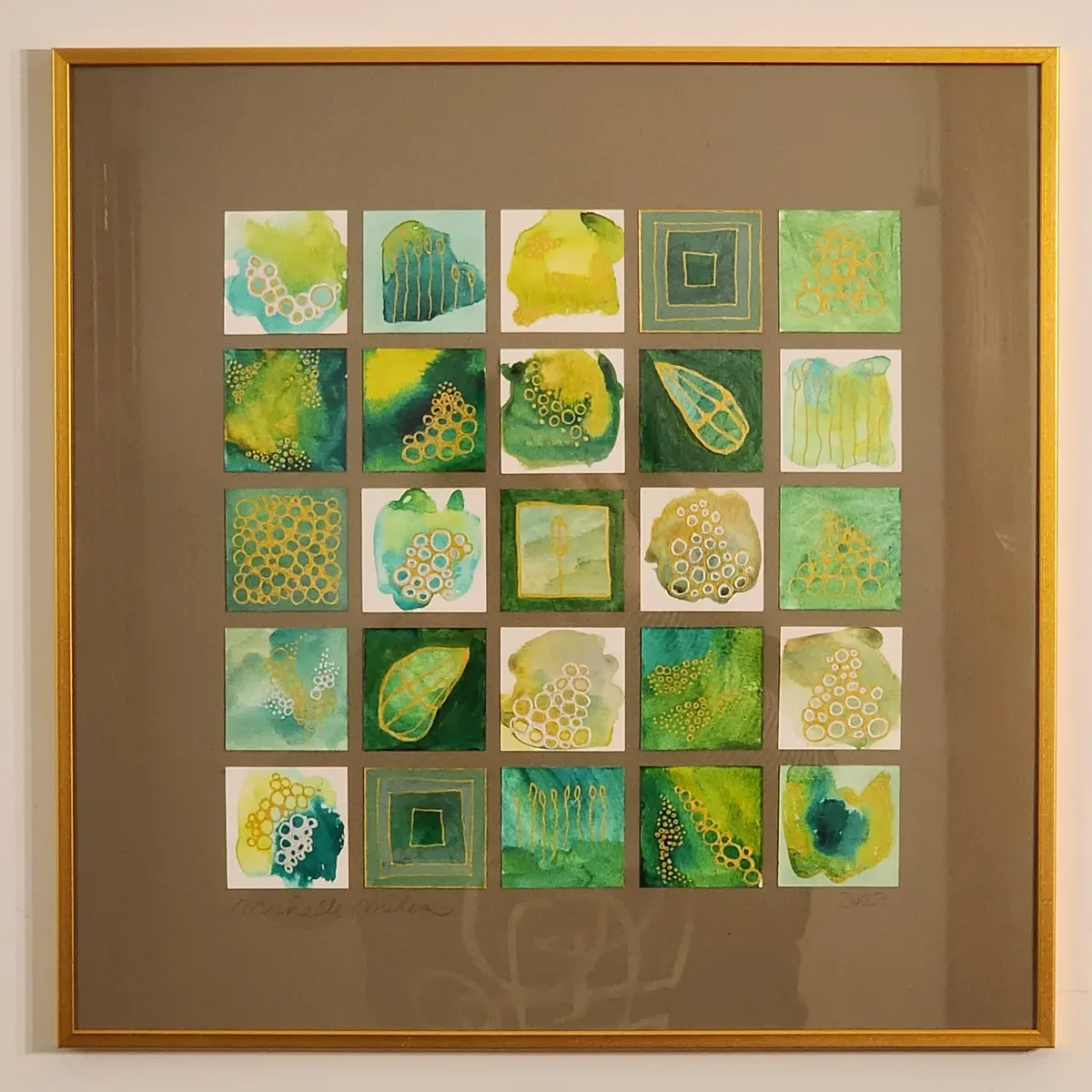 Untitled — mixed media abstract composition, 2023